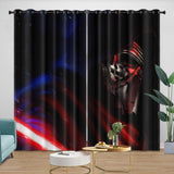 Charger l&#39;image dans la visionneuse de la galerie, Kylo Ren Curtains Pattern Blackout Window Drapes