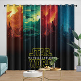 Charger l&#39;image dans la visionneuse de la galerie, Kylo Ren Curtains Pattern Blackout Window Drapes