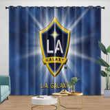 Load image into Gallery viewer, LA Galaxy Curtains Blackout Window Drapes Room Decoration