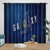 Load image into Gallery viewer, LA Galaxy Curtains Blackout Window Drapes Room Decoration