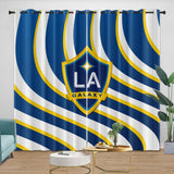 Load image into Gallery viewer, LA Galaxy Curtains Blackout Window Drapes Room Decoration