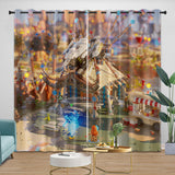 Charger l&#39;image dans la visionneuse de la galerie, LEGO Horizon Adventures Curtains Blackout Window Drapes Room Decoration