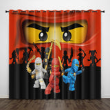 Load image into Gallery viewer, LEGO Ninjago Curtains Pattern Blackout Window Drapes