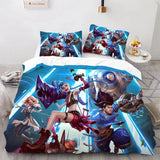 Charger l&#39;image dans la visionneuse de la galerie, LOL Arcane Season 2 Bedding Set Pattern Quilt Cover Without Filler