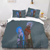 Charger l&#39;image dans la visionneuse de la galerie, LOL Arcane Season 2 Bedding Set Pattern Quilt Cover Without Filler