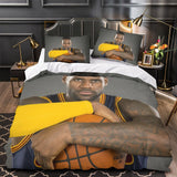 Load image into Gallery viewer, Lakers LeBron Raymone James Bedding Set Pattern Quilt Duvet Cover