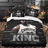 Load image into Gallery viewer, Lakers LeBron Raymone James Bedding Set Pattern Quilt Duvet Cover