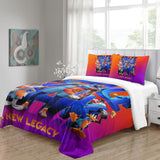 Load image into Gallery viewer, Lakers LeBron Raymone James Bedding Set Pattern Quilt Duvet Cover