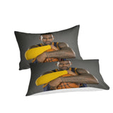 Load image into Gallery viewer, Lakers LeBron Raymone James Bedding Set Pattern Quilt Duvet Cover