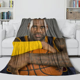 Load image into Gallery viewer, Lakers LeBron Raymone James Blanket Flannel Throw Room Decoration