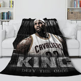 Load image into Gallery viewer, Lakers LeBron Raymone James Blanket Flannel Throw Room Decoration