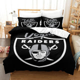 Charger l&#39;image dans la visionneuse de la galerie, Las Vegas Raiders Bedding Set Duvet Cover Without Filler