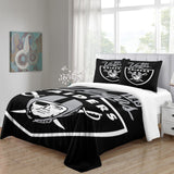 Charger l&#39;image dans la visionneuse de la galerie, Las Vegas Raiders Bedding Set Duvet Cover Without Filler