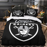 Charger l&#39;image dans la visionneuse de la galerie, Las Vegas Raiders Bedding Set Duvet Cover Without Filler