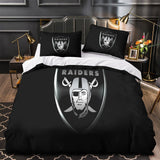 Charger l&#39;image dans la visionneuse de la galerie, Las Vegas Raiders Bedding Set Duvet Cover Without Filler