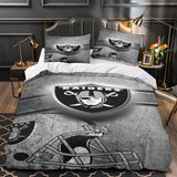 Charger l&#39;image dans la visionneuse de la galerie, Las Vegas Raiders Bedding Set Duvet Cover Without Filler