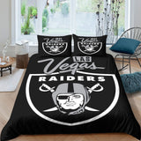 Charger l&#39;image dans la visionneuse de la galerie, Las Vegas Raiders Bedding Set Duvet Cover Without Filler