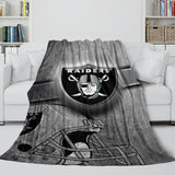 Charger l&#39;image dans la visionneuse de la galerie, Las Vegas Raiders Blanket Flannel Fleece Throw Room Decoration