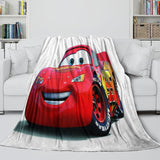 Charger l&#39;image dans la visionneuse de la galerie, Lightning McQueen Blanket Flannel Pattern Throw Room Decoration