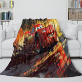 Charger l&#39;image dans la visionneuse de la galerie, Lightning McQueen Blanket Flannel Pattern Throw Room Decoration