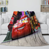 Charger l&#39;image dans la visionneuse de la galerie, Lightning McQueen Blanket Flannel Pattern Throw Room Decoration