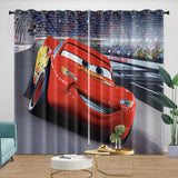 Load image into Gallery viewer, Lightning McQueen Curtains Pattern Blackout Window Drapes