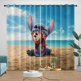 Load image into Gallery viewer, Lilo &amp; Stitch 2025 Curtains Pattern Blackout Window Drapes Room Decoration