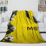 Load image into Gallery viewer, Lionel Messi Blanket Flannel Throw Room Decoration