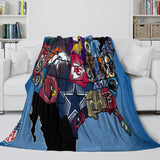 Charger l&#39;image dans la visionneuse de la galerie, Los Angeles Chargers Blanket Flannel Fleece Throw Room Decoration