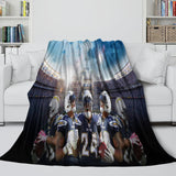 Charger l&#39;image dans la visionneuse de la galerie, Los Angeles Chargers Blanket Flannel Fleece Throw Room Decoration