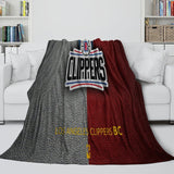 Load image into Gallery viewer, Los Angeles Clippers Blanket Flannel Fleece Throw Room Decoration