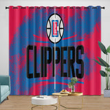 Load image into Gallery viewer, Los Angeles Clippers Curtains Blackout Window Drapes Room Decoration