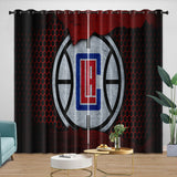 Load image into Gallery viewer, Los Angeles Clippers Curtains Blackout Window Drapes Room Decoration