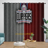 Load image into Gallery viewer, Los Angeles Clippers Curtains Blackout Window Drapes Room Decoration