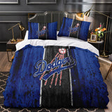 Charger l&#39;image dans la visionneuse de la galerie, Los Angeles Dodgers Bedding Set Quilt Cover Without Filler