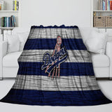 Charger l'image dans la visionneuse de la galerie, Los Angeles Dodgers Blanket Flannel Throw Kids Room Decoration