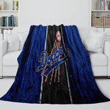 Charger l&#39;image dans la visionneuse de la galerie, Los Angeles Dodgers Blanket Flannel Throw Room Decoration