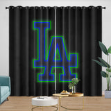 Charger l'image dans la visionneuse de la galerie, Los Angeles Dodgers Curtains Blackout Window Drapes Kids Room Decoration