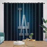 Charger l'image dans la visionneuse de la galerie, Los Angeles Dodgers Curtains Blackout Window Drapes Kids Room Decoration