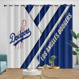 Charger l&#39;image dans la visionneuse de la galerie, Los Angeles Dodgers Curtains Blackout Window Drapes Room Decoration