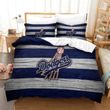 Charger l'image dans la visionneuse de la galerie, Los Angeles Dodgers Duvet Cover Kids Room Bedding Set Without Filler