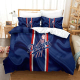 Charger l'image dans la visionneuse de la galerie, Los Angeles Dodgers Duvet Cover Kids Room Bedding Set Without Filler