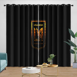 Charger l&#39;image dans la visionneuse de la galerie, Los Angeles FC Curtains Blackout Window Drapes Room Decoration