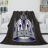 Charger l&#39;image dans la visionneuse de la galerie, Los Angeles Kings Blanket Flannel Throw Kids Room Decoration