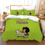 Charger l&#39;image dans la visionneuse de la galerie, Mafalda Bedding Set Pattern Quilt Cover Without Filler