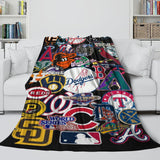 Charger l'image dans la visionneuse de la galerie, Major League Baseball MLB Blanket Flannel Throw Room Decoration