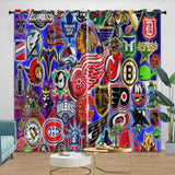 Charger l'image dans la visionneuse de la galerie, Major League Baseball MLB Curtains Blackout Window Drapes Room Decoration