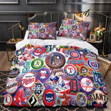 Charger l'image dans la visionneuse de la galerie, Major League Baseball MLB Duvet Cover Bedding Set Without Filler