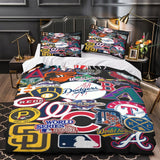 Charger l'image dans la visionneuse de la galerie, Major League Baseball MLB Duvet Cover Bedding Set Without Filler