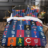 Charger l'image dans la visionneuse de la galerie, Major League Baseball MLB Duvet Cover Bedding Set Without Filler